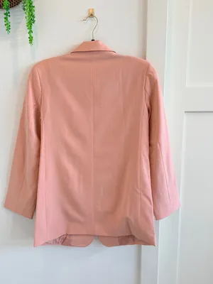 ASOS Blush Pink Tailored Blazer thumbnail 6