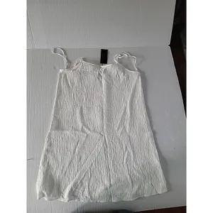 NWT Vero Moda White Maxi Cotton Dress With Hem Line. B8 thumbnail 3