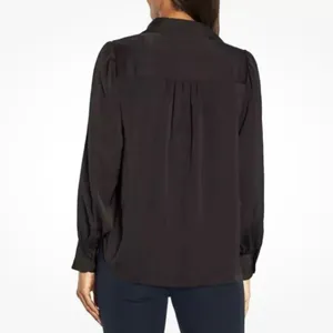Banana Republic Womens Black Size large Blouse thumbnail 3