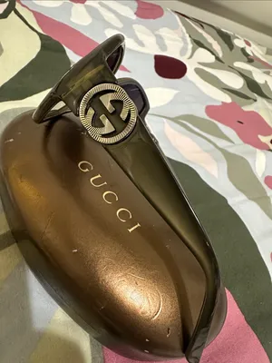 Gucci Women's Oversized Gray Gradient Sunglasses thumbnail 3