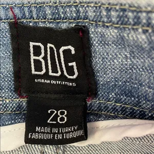 BDG Zip-Front Cropped Kick Flare Jeans thumbnail 5