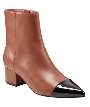 Marc Fisher Jelanie2, Dark Natural Leather, Size 8, NWT thumbnail 1