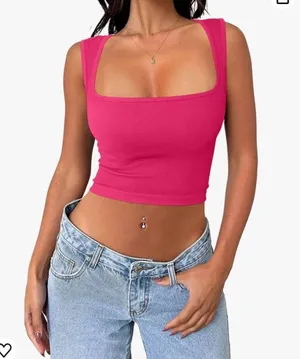 Pink crop top Size M thumbnail 1
