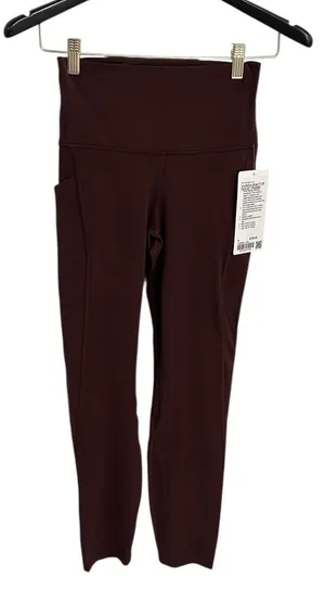 Lululemon Align High Rise leggings with pockets 25” size 6 Lava Cake NWT thumbnail 1
