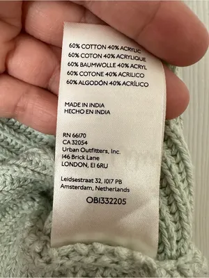 Free People Marlie Pullover mint Green Oversized Ribbed Sweater size XL thumbnail 6