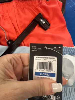 Under Armour Pale Blue Women's Athletic Shorts thumbnail 8