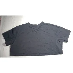 Rawgear Women‎ Black Crop Top T-shirt Size Large thumbnail 5