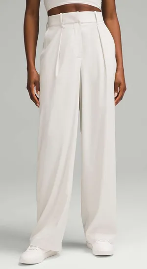Lululemon Pleat-Front High-Rise Wide-Leg Trousers thumbnail 1