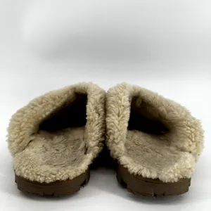 Ugg Coquette Slippers Slip On Sheepskin Shearling Lined Chestnut Tan 7 thumbnail 5