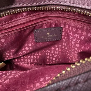 Kate Spade Newbury Lane Cammie Crossbody Purse Plumberry Saffiano Leather thumbnail 3
