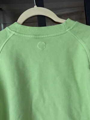 Outdoor Voices crewneck Jade Terry Green Sweatshirt Pullover Top lime thumbnail 5