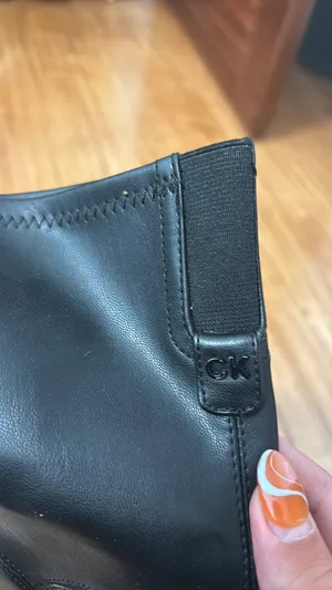 Calvin Klein Leather Above the Knee Boots thumbnail 3