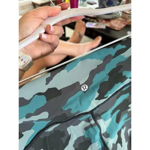 Lululemon Base Pace High-Rise Leggings in‎ a blue camouflage print 16 thumbnail 3