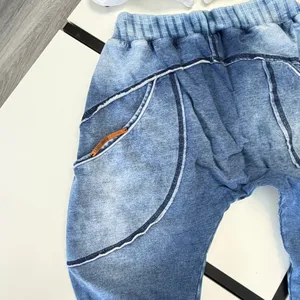 Labellamafia Acid Wash Denim Style Drop-Crotch Joggers – Size Small / P thumbnail 14