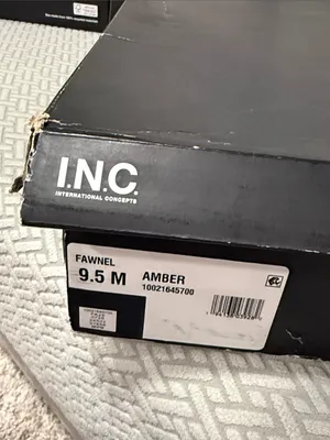 INC International Concepts Amber Really Leather Cognac Tall Boots Size 9.5 thumbnail 15