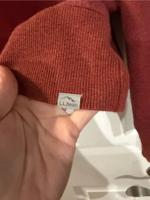 LL bean cozy pullover sz 2x like new in red chestnut heather thumbnail 5