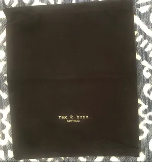 Rag and bone black dust bag thumbnail 1