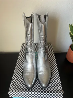 Soda Silver Western Boots thumbnail 3