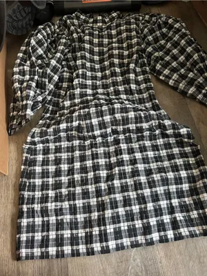 Ganni‎ Seersucker Plaid Minidress (EUR36/US4) thumbnail 12