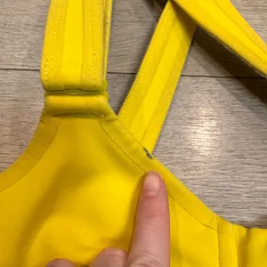 SHEFIT Yellow Front Zip Sports‎ Bra High Impact Support Womens XSmall XS thumbnail 5