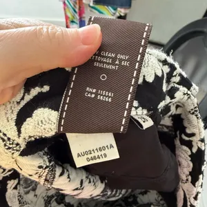 7 for All Mankind Women’s 28 Black Floral Ankle Pants thumbnail 6
