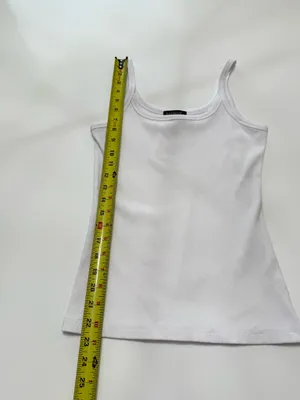 Eadinve white tank top size medium thumbnail 4