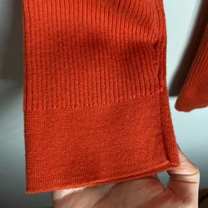 Lauren Ralph Lauren cotton v-neck 3/4 sleeve ribbed knit sweater size XL thumbnail 6