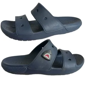 Crocs‎ Classic Unisex Navy Blue Slide Foam Cushion Footbed Women's 6 Men/Youth 4 thumbnail 1