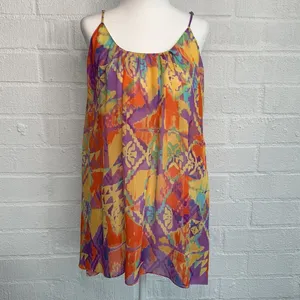 Show Me Your MuMu Vibrant Yellow Multi Print Mini Dress thumbnail 2