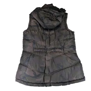 Canada Weather Gear Womens Camo Puffer Vest Fleece Lined Hooded Small OLCW698 thumbnail 2
