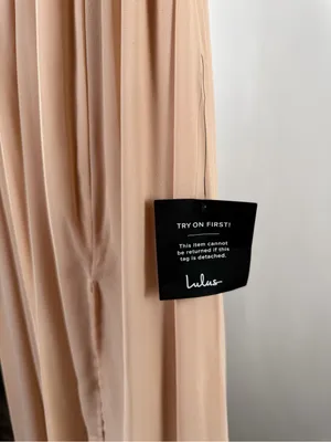 NWT Lulus Heavenly Hues Blush Maxi Dress Size Extra Small‎ thumbnail 5