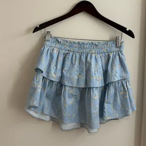 LoveShackFancy Dim Star Floral‎ Tiered Mini Skirt Size Small thumbnail 2
