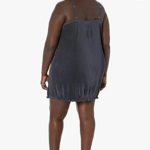 NWT City Chic Zaneta Chamise Mini Slip Dress in Indigo Blue Size 18 thumbnail 3