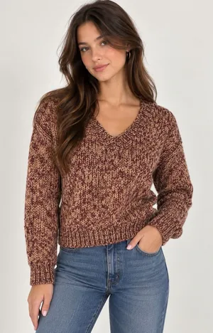 vintage y2k american eagle wool sweater womens cropped brown medium thumbnail 1