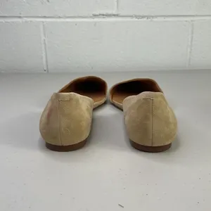 J. Crew Zoe sueded d'Orsay flats Sz10.5 Tan F5310 color saddle slip on pointed thumbnail 7