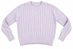 Cyrus Women’s Light Purple Crewneck Sweater Large thumbnail 1