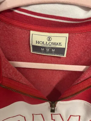Holloway Women's Crimson 'BAMA' Quarter-Zip Sweater thumbnail 2