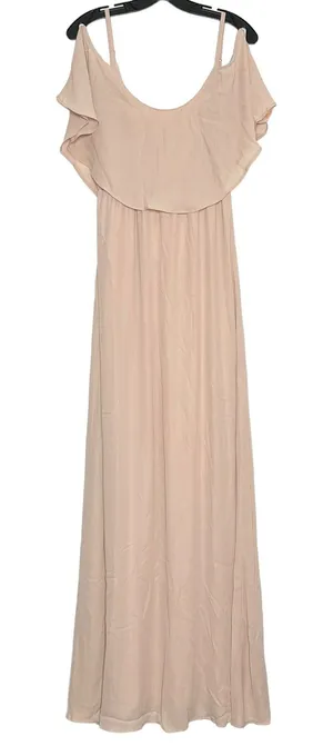 NWT Show Me Your Mumu Caitlin Ruffle Maxi Dress XS Boho Flowy Bridesmaid Prom thumbnail 1