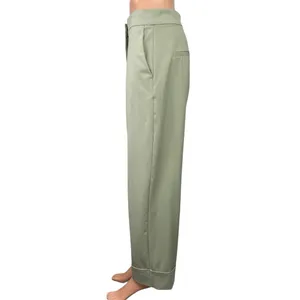 Zara Women's Green High Rise Barrel Cuffed Casual Baggy Trousers Pants Size M thumbnail 2