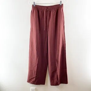 Athleta Endeavor High Rise Wide Leg Relaxed Track Pants Cherrywood Brown Small thumbnail 4