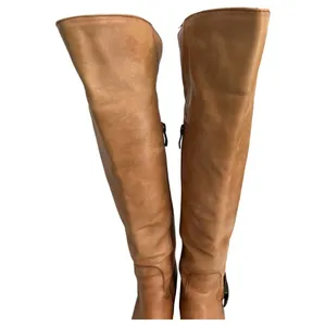 Vince Camuto Boots Womens 6 Bedina 2 Leather Tall Western Boho Buckle Brown thumbnail 6