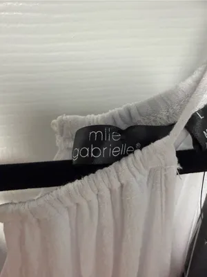 Mlle Gabrielle White Sleeveless High-Low Summer Dress thumbnail 4