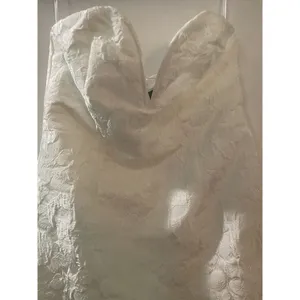 Lulus White Lace Strapless Mini Dress Size Large Non-slip Bustline Bodycon NWT‎ thumbnail 2
