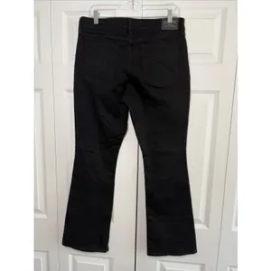 Signature Levi Strauss Mid-Rise Bootcut Womens Size 10 Black Stretch Denim Jeans thumbnail 2