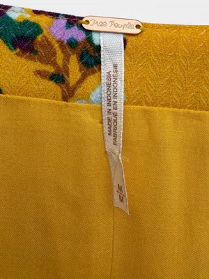 Free People Lost in You Yellow Floral Midi Dress thumbnail 4