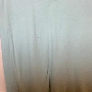 Polo Ralph Lauren Womens V-Neck T-Shirt Aqua Blue Cotton Short Sleeve Large Logo thumbnail 3