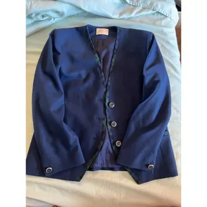 Vintage Pendleton Virgin Wool Blazer Teal Blue 3-Button Women's Size 10 Lined thumbnail 2