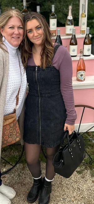 Target Black Denim Overall Dress thumbnail 2