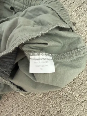 Vuori Vintage Ripstop Shorts Raw Hem Gray DuraTerra Women's XS thumbnail 8