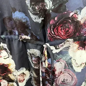 Club Monaco 3/4 sleeve floral print silk dress thumbnail 4